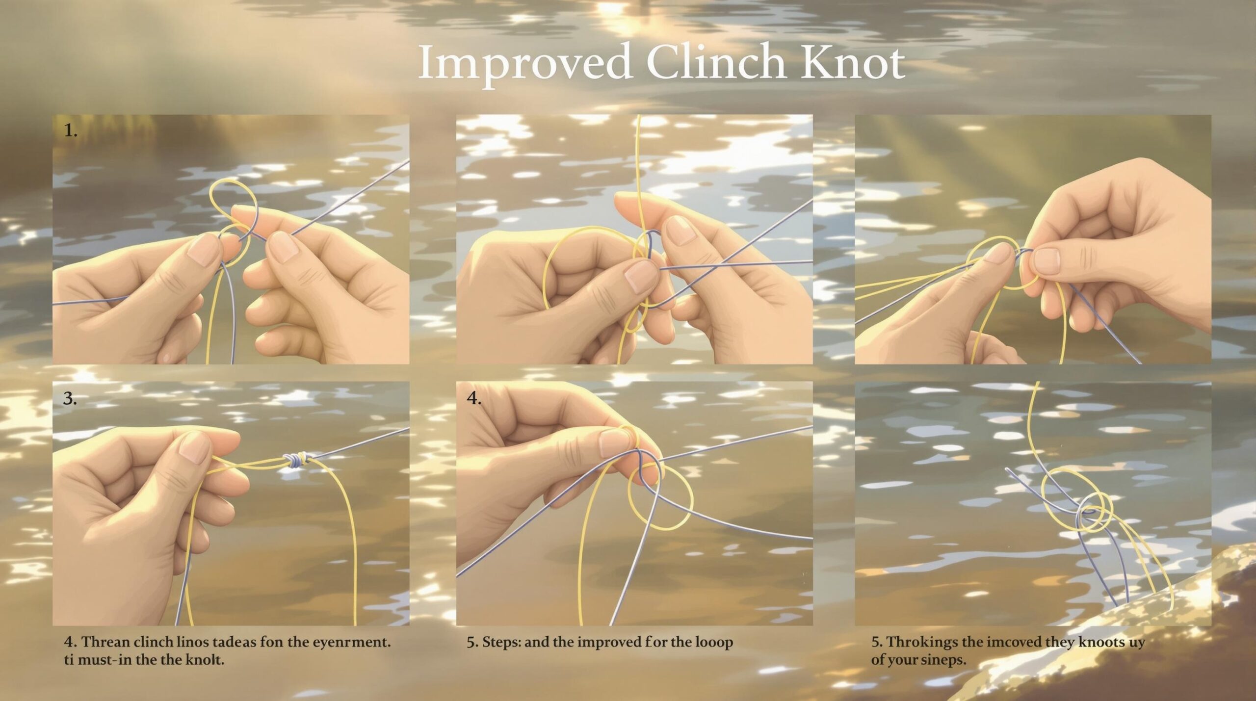 Fly fishing knots diagram