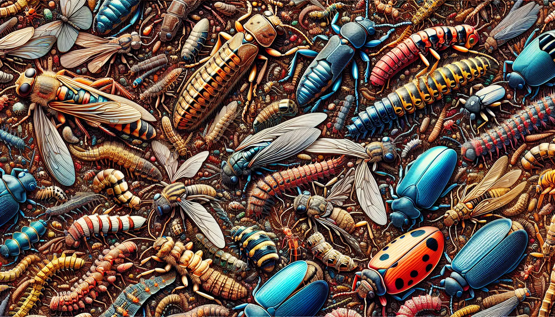 terrestrial insect patterns